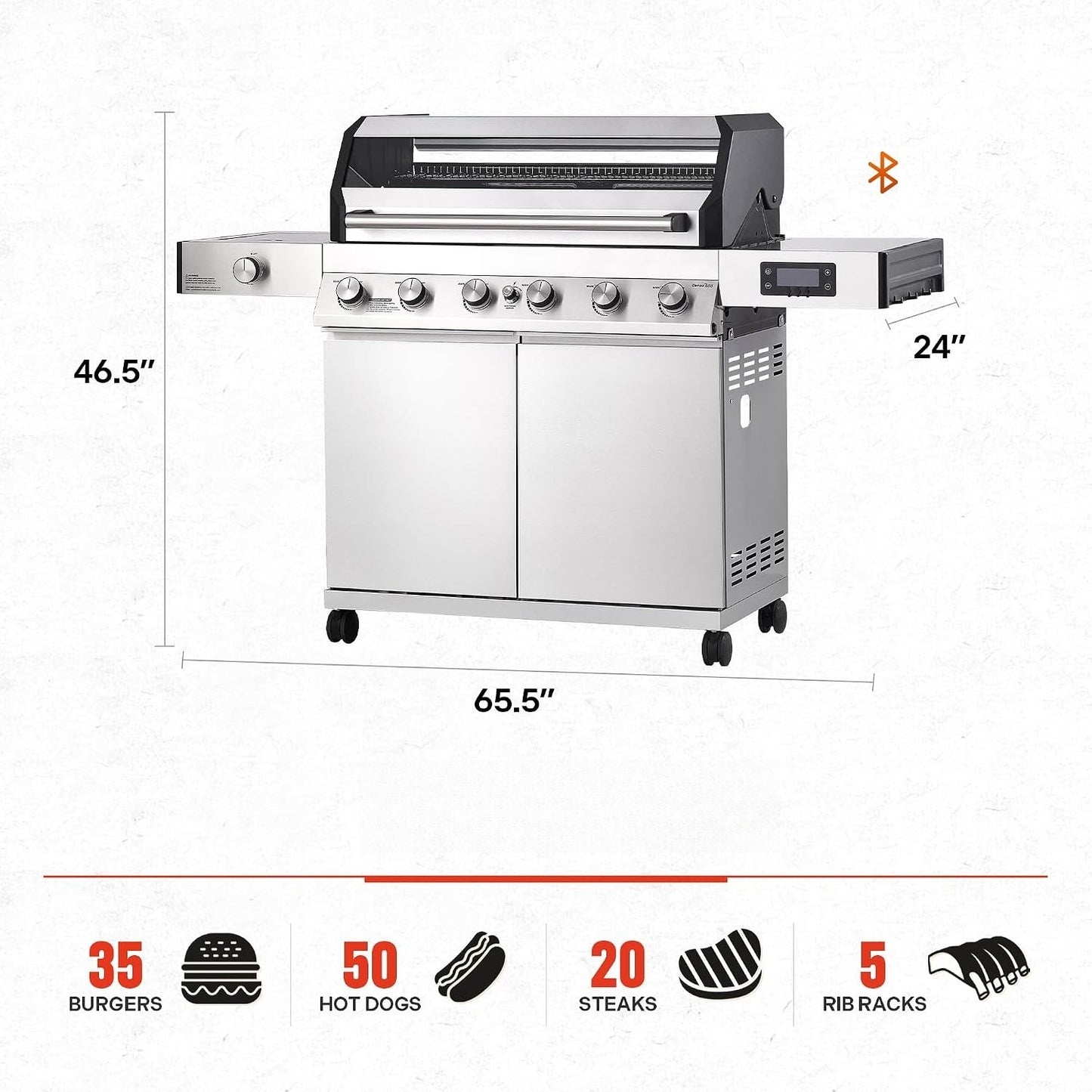 Denali 6+1 Smart Gas Grill