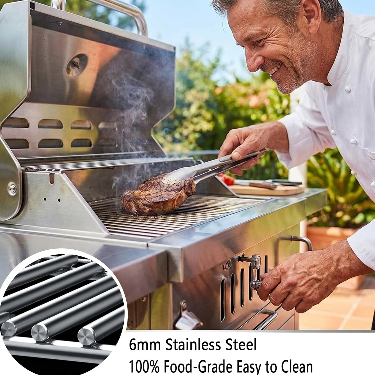 28 In Built In Charcoal BBQ Grill