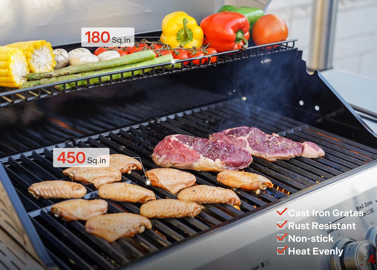 4+1 Burner Natural Gas Grill