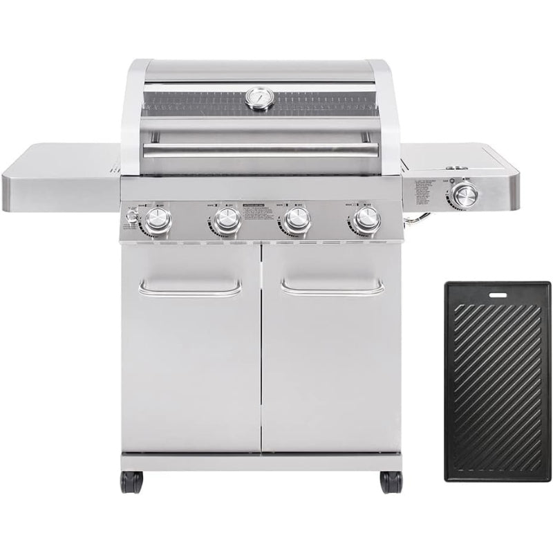 4-Burner Convertible Gas Grill