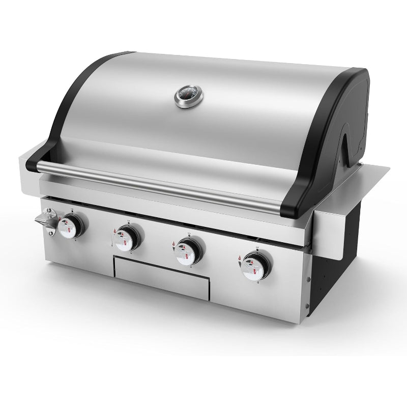 30-Inch 4-Burner Built-In Gas Grill Head
