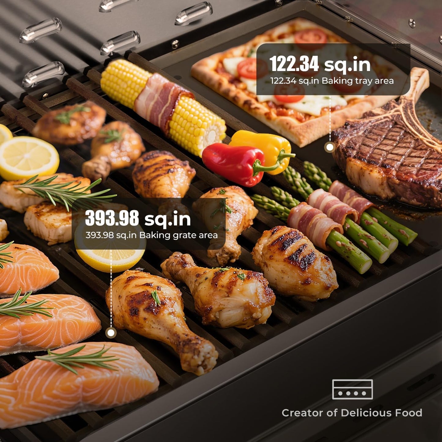 4-Burner 304 SS Gas Grill
