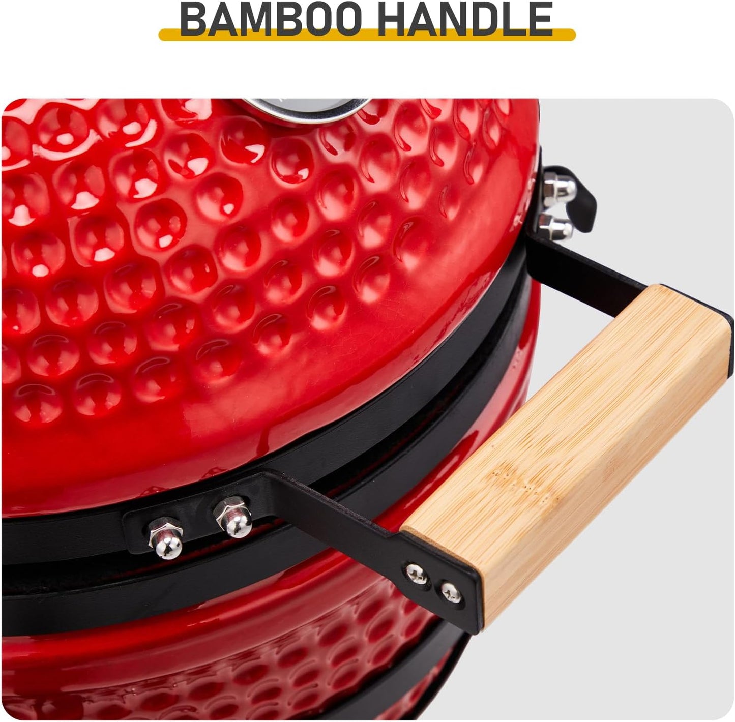 13" Portable Kamado Charcoal Grill