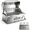 28 In Built In Charcoal BBQ Grill