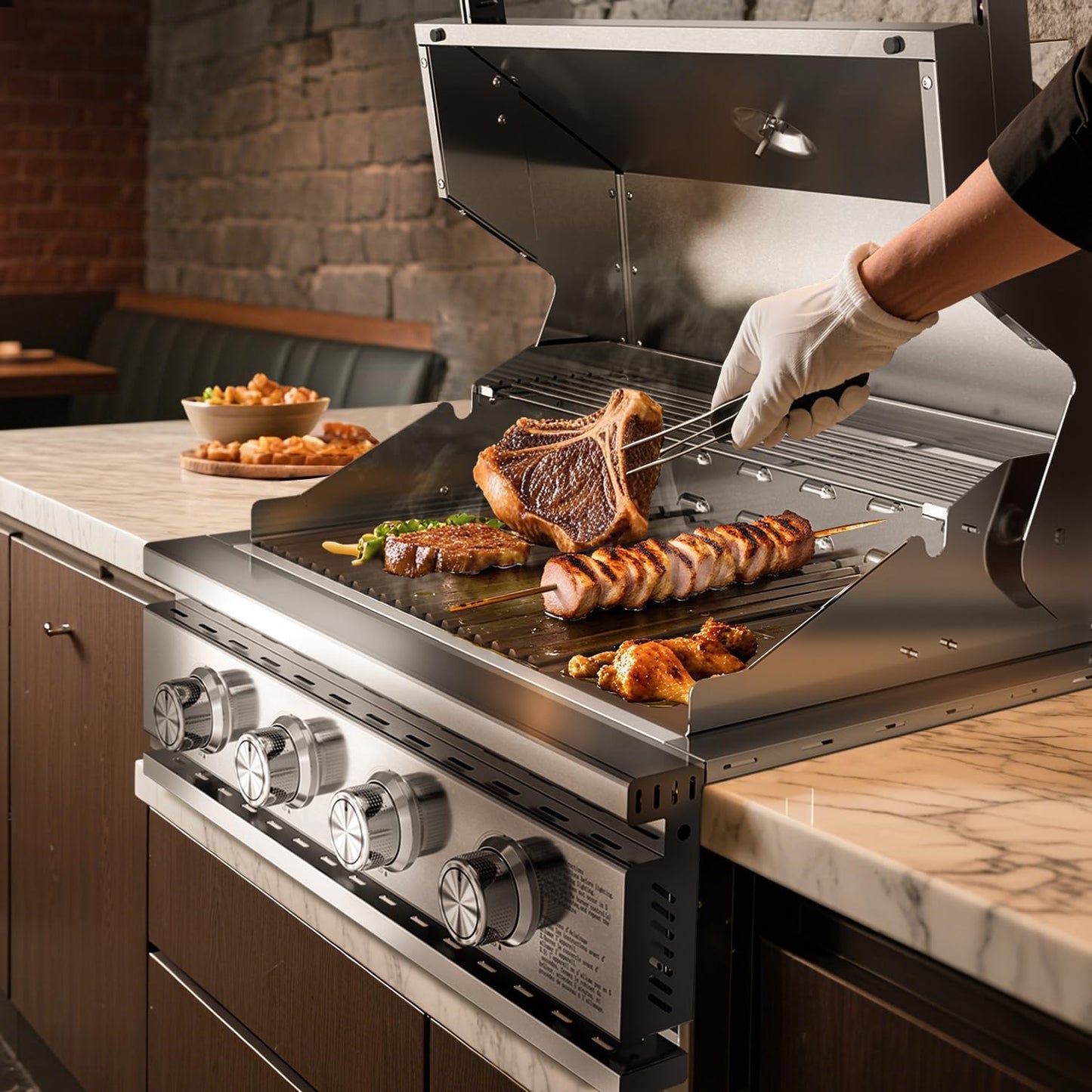 4-Burner 304 SS Gas Grill