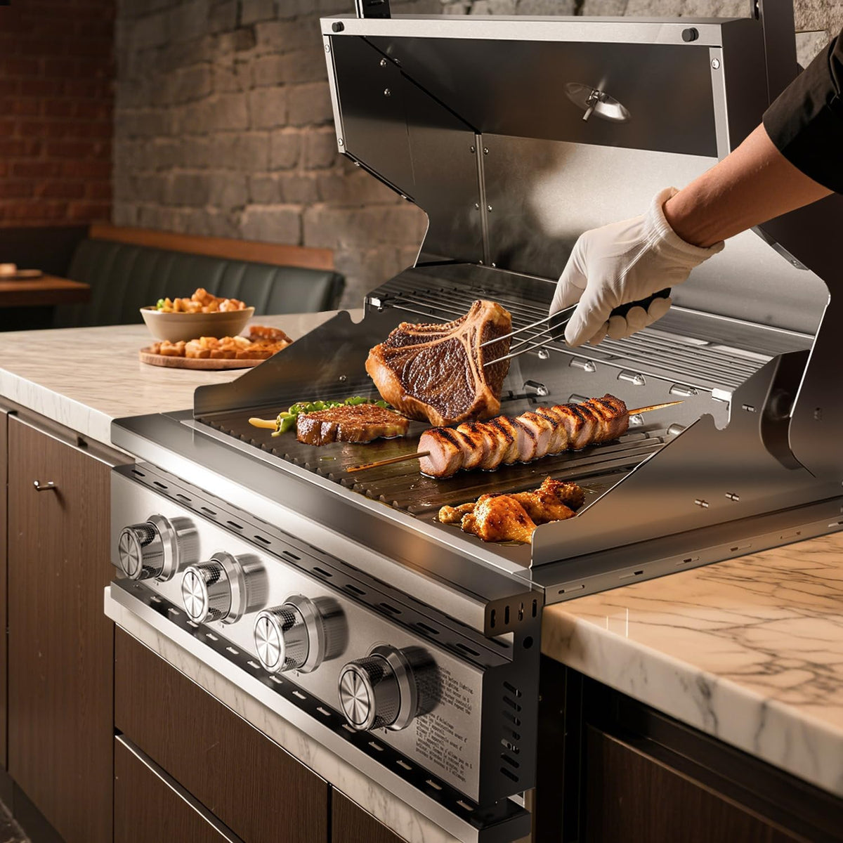 4-Burner 304 SS Gas Grill