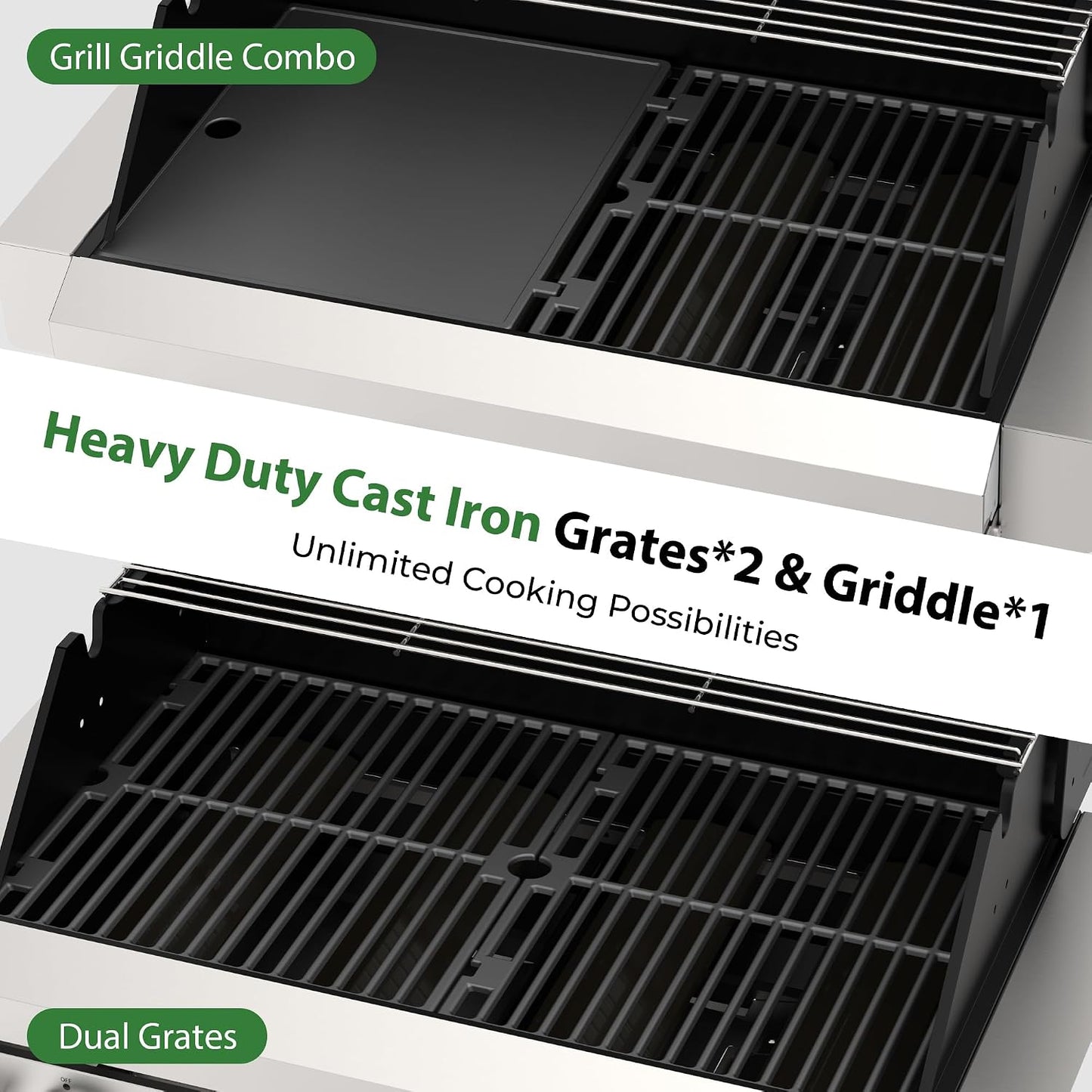 30-Inch 4-Burner Built-In Gas Grill Head