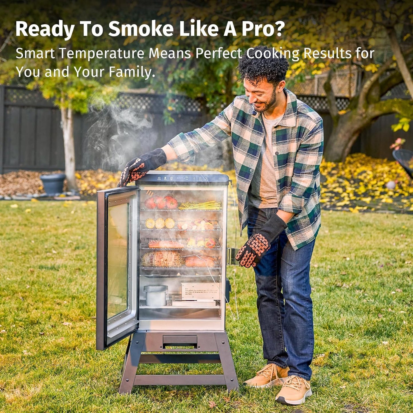 30" Electric Smoker, Night Blue