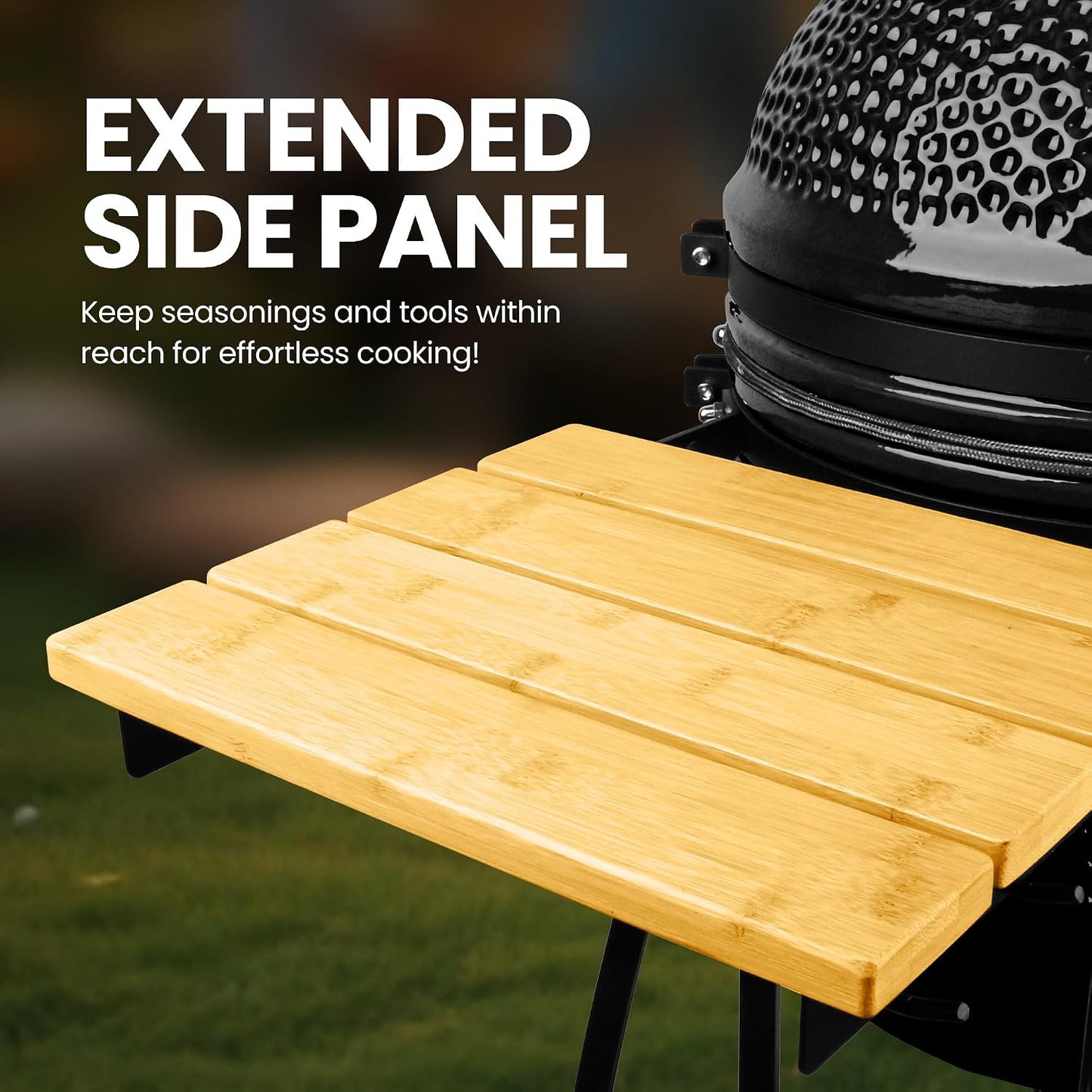 15" Ceramic Kamado Grill