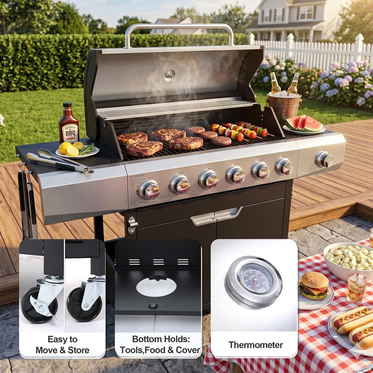6-Burner Gas Grill