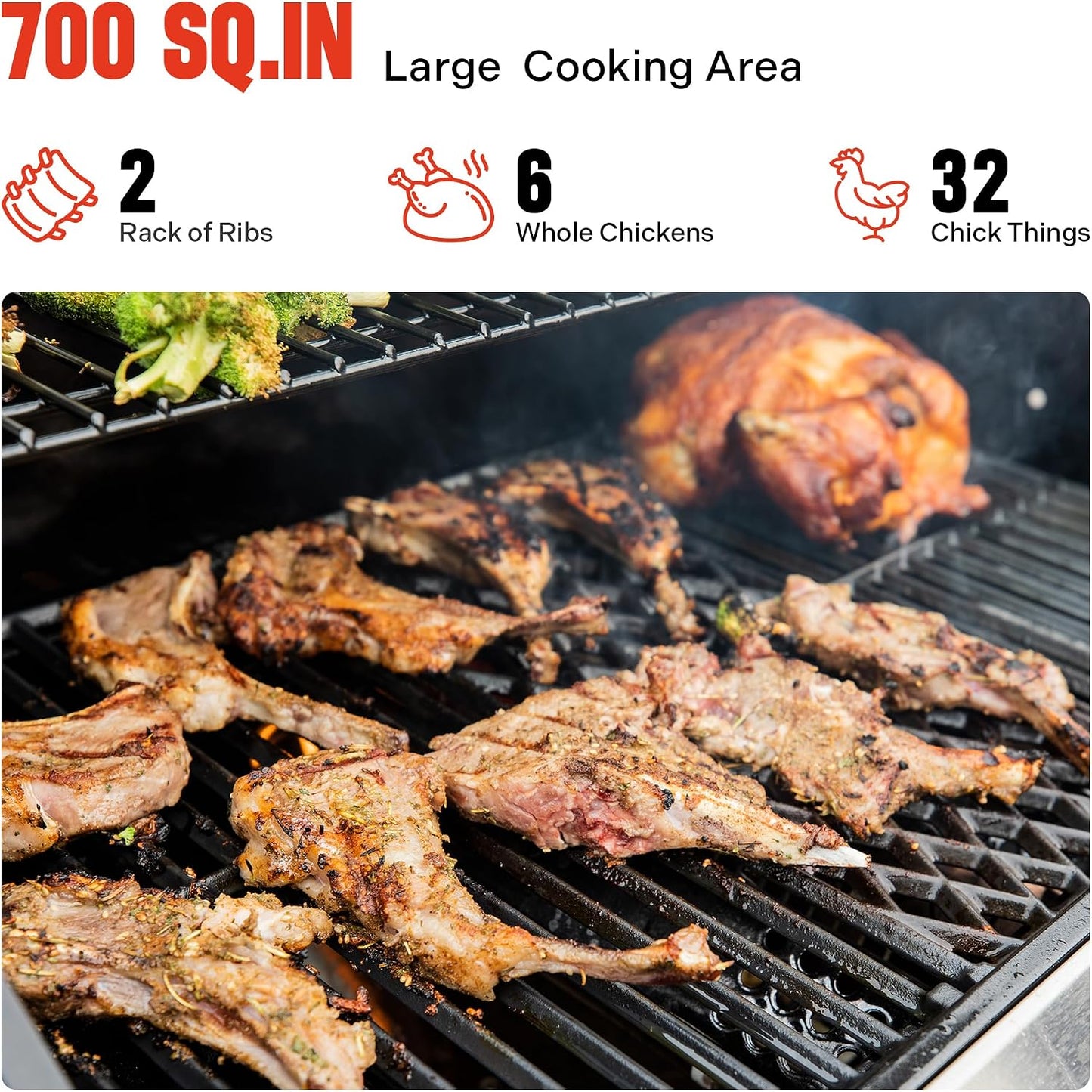 4-Burner Convertible Gas Grill
