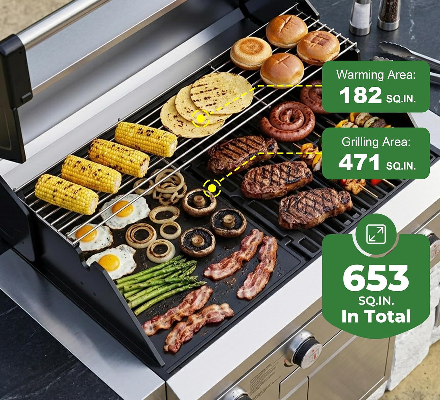 30-Inch 4-Burner Built-In Gas Grill Head