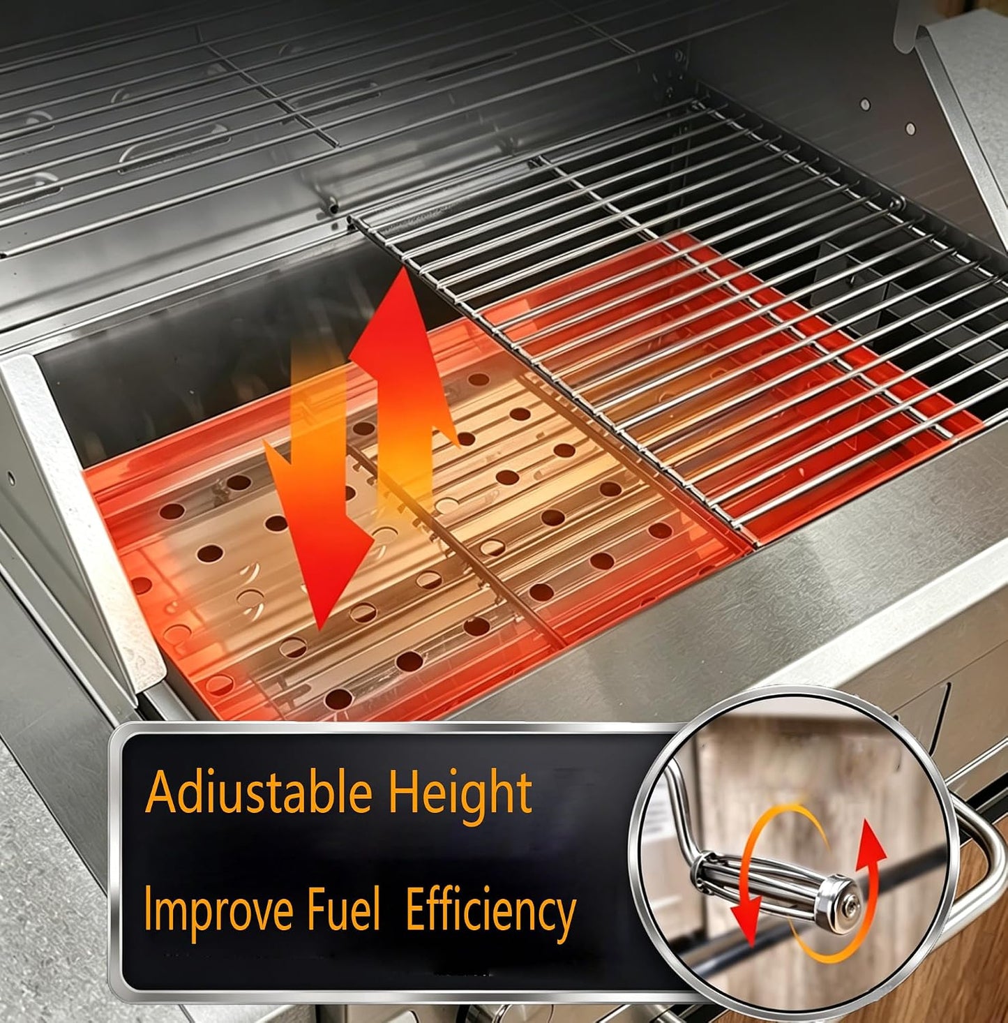 28 In Built In Charcoal BBQ Grill