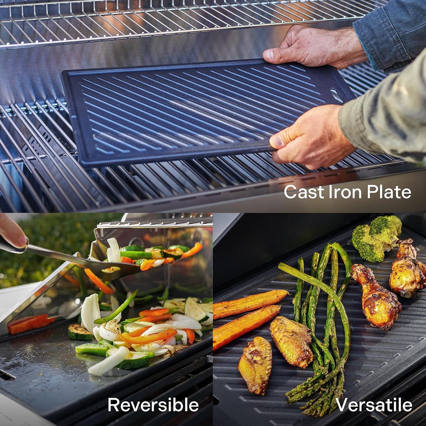 4-Burner Convertible Gas Grill