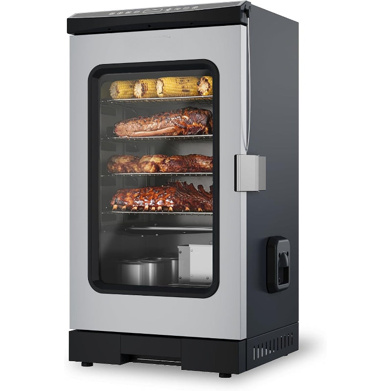 30" Electric Smoker, Mist Silver