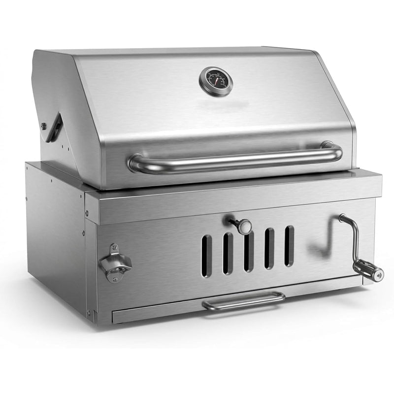 28In Built-In Charcoal Grill