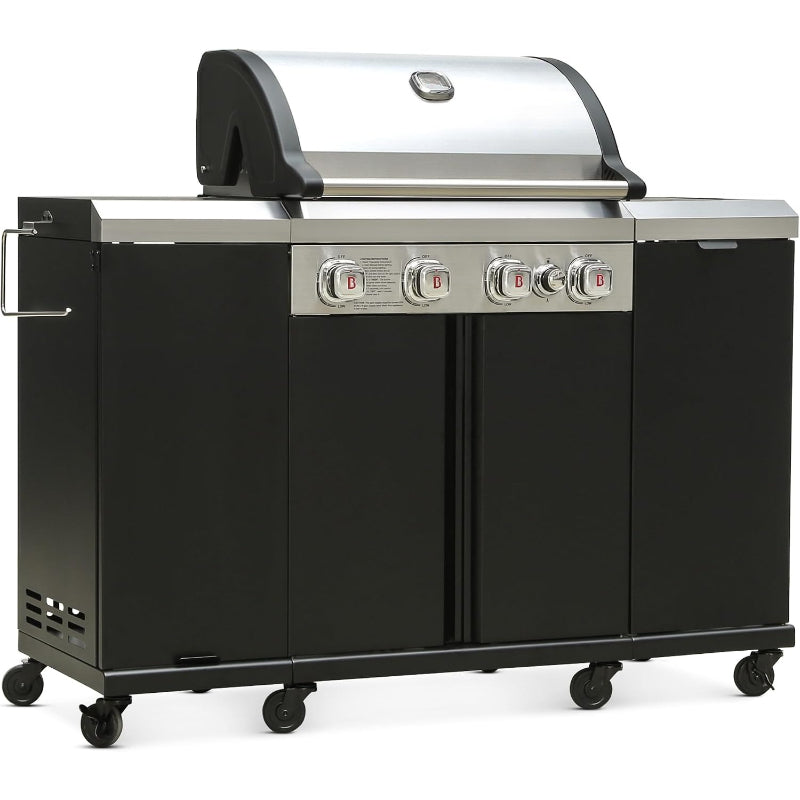 4-Burner Grill Island